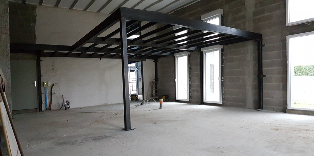 réalisations novasteel -mezzanines & terrasses extérieur en métal