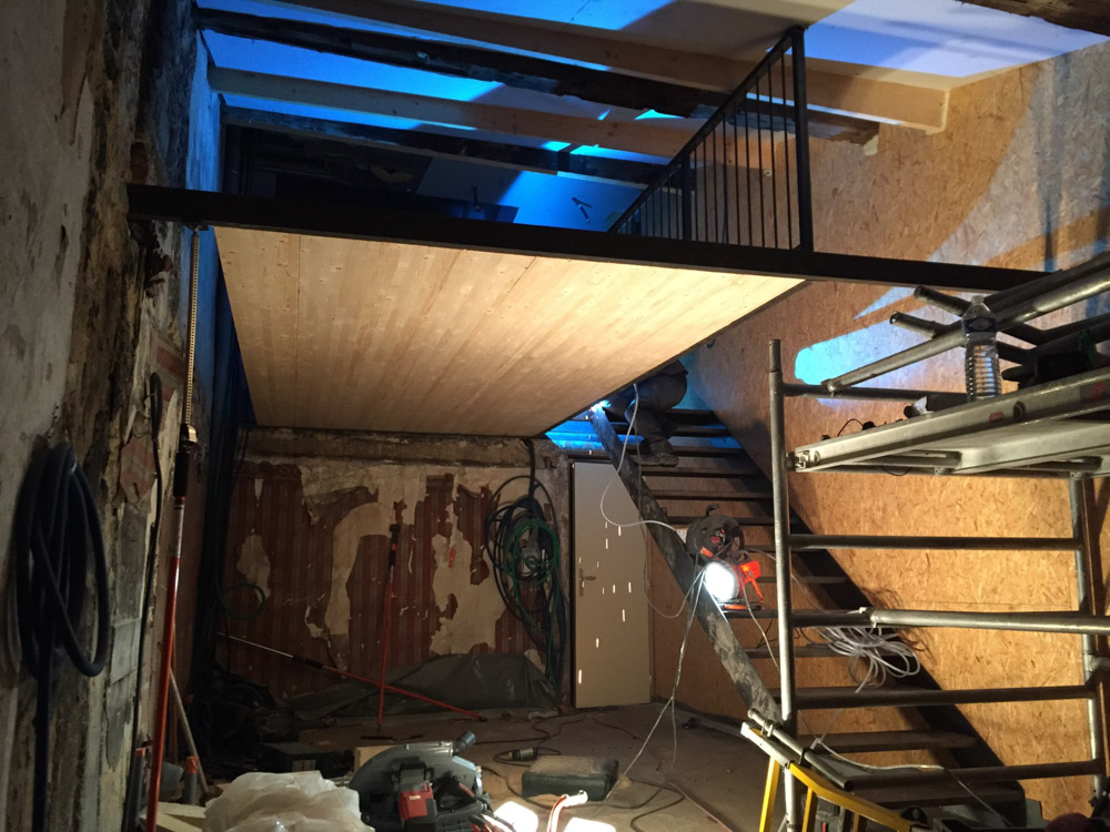 réalisations novasteel -mezzanines & terrasses extérieur en métal
